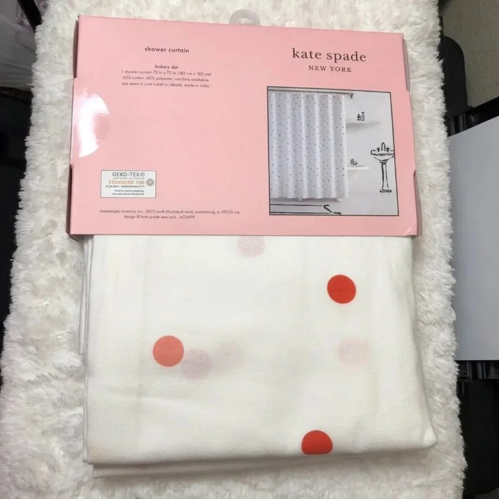 Kate Spade Bakery Dot Shower Curtain